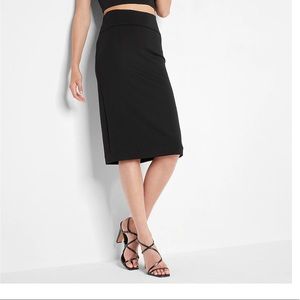 Express Black Pencil Skirt